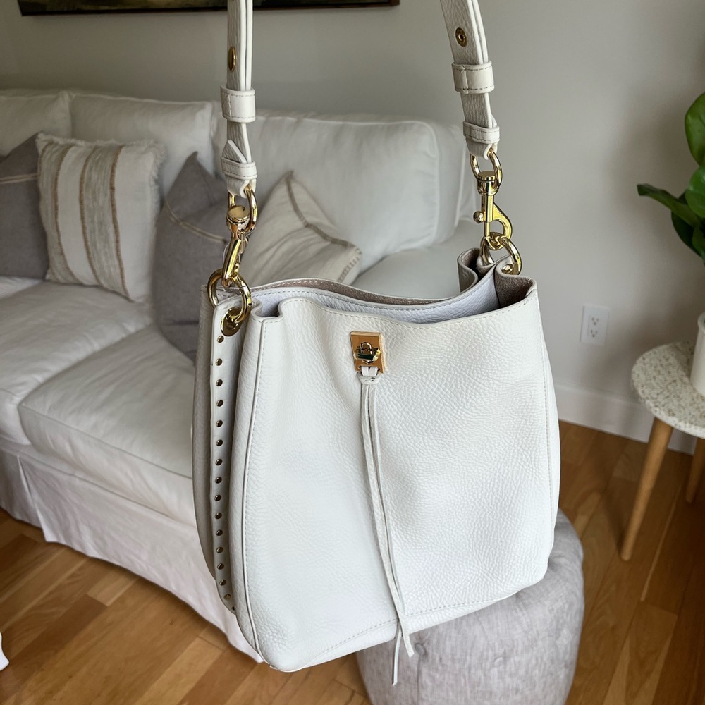 Rebecca Minkoff Darren Shoulder Bag in Pearl NWT